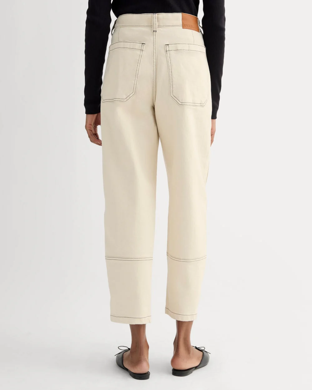 The Utility Barrel Jean | Ecru | Regular - Image 5