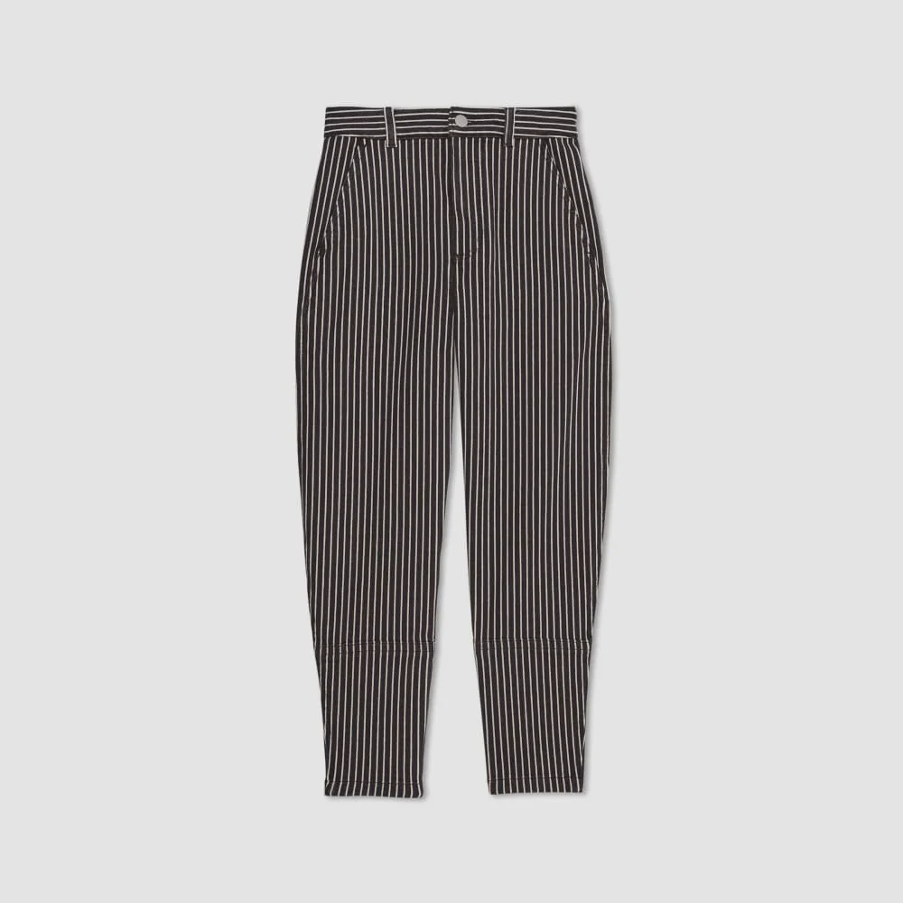 The Utility Barrel Pant | Black / Bone | Regular - Image 2