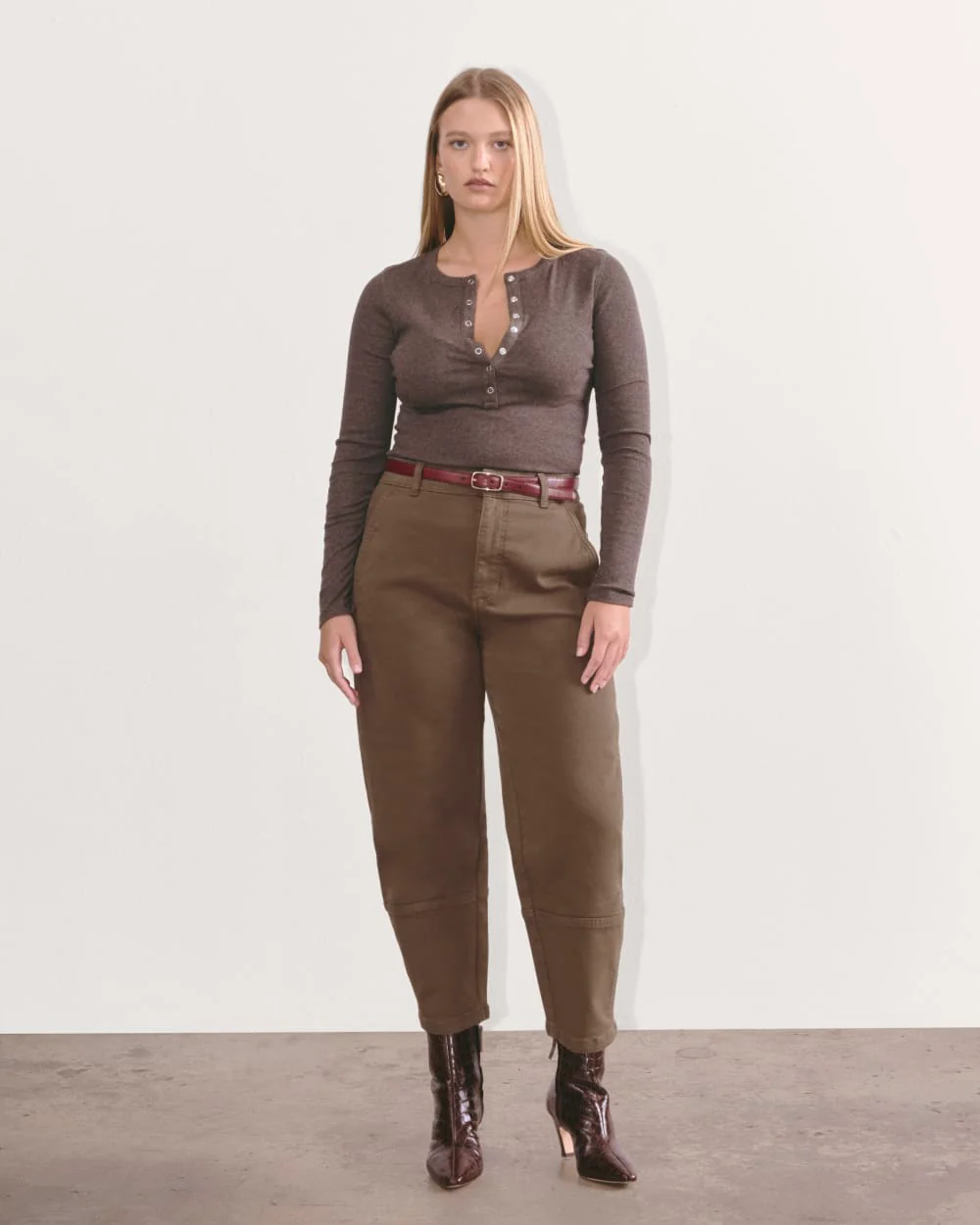 The Utility Barrel Pant | Cocoa | Regular - Image 7