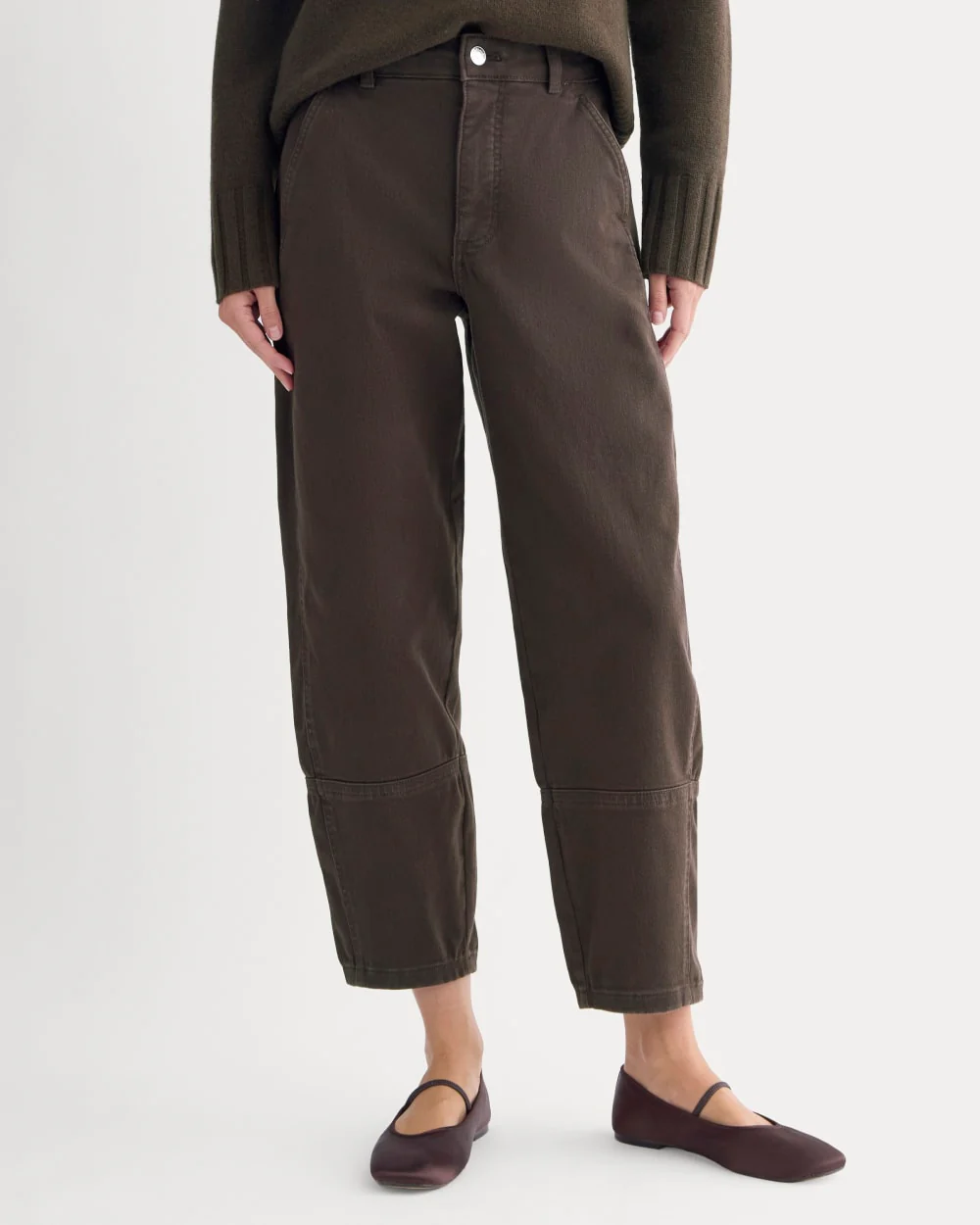 The Utility Barrel Pant | Dark Chocolate | Regular - Image 3