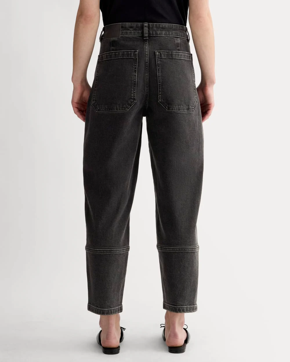 The Utility Barrel Pant | Washed Black | Regular - Image 6