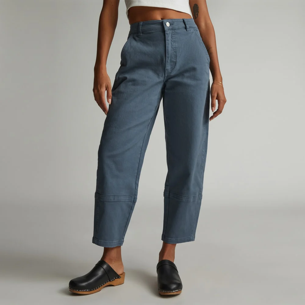 The Utility Barrel Pant | Faded Blue | Regular