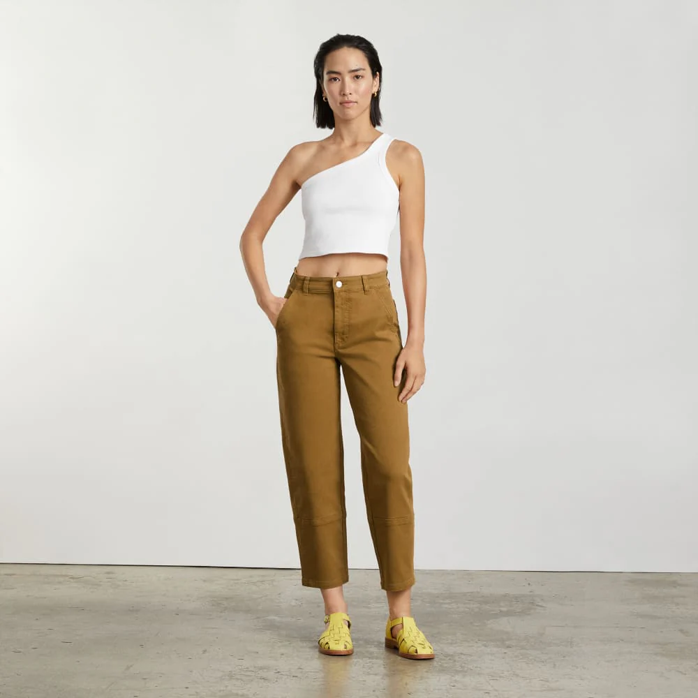 The Utility Barrel Pant | Golden Brown | Regular - Image 6