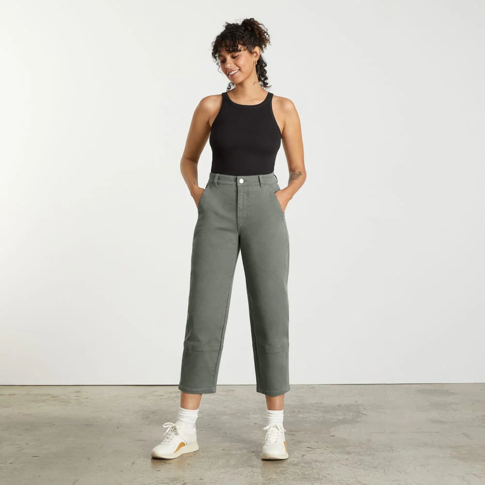 The Utility Barrel Pant | Pewter Green | Regular - Image 7