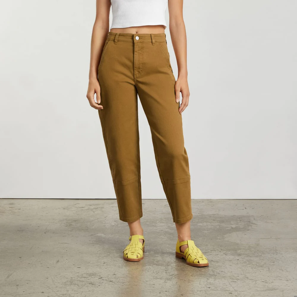 The Utility Barrel Pant | Golden Brown | Tall - Image 2