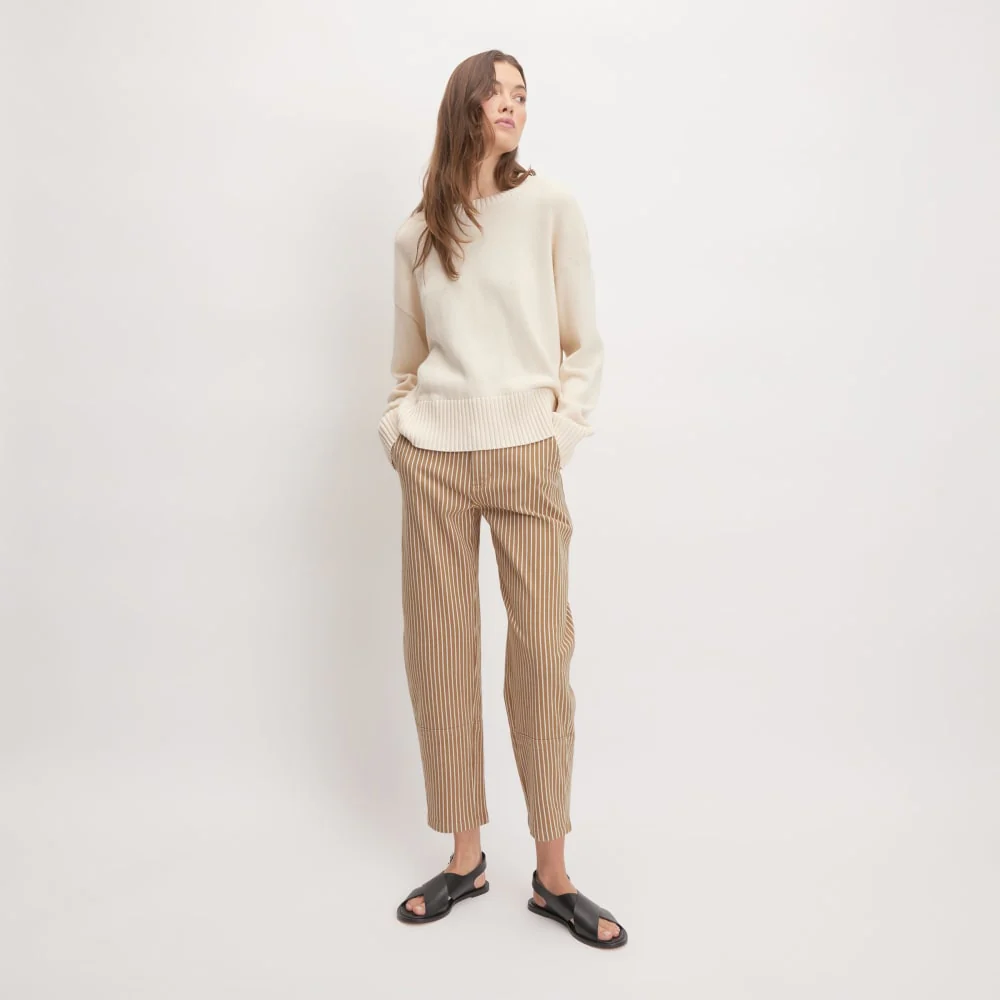 The Utility Barrel Pant | Toasted Coconut / Bone | Regular