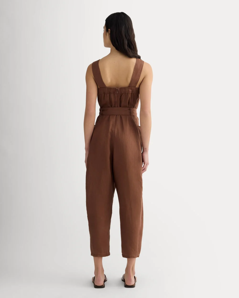 The Utility Coverall in Linen | Cedarwood - Image 4