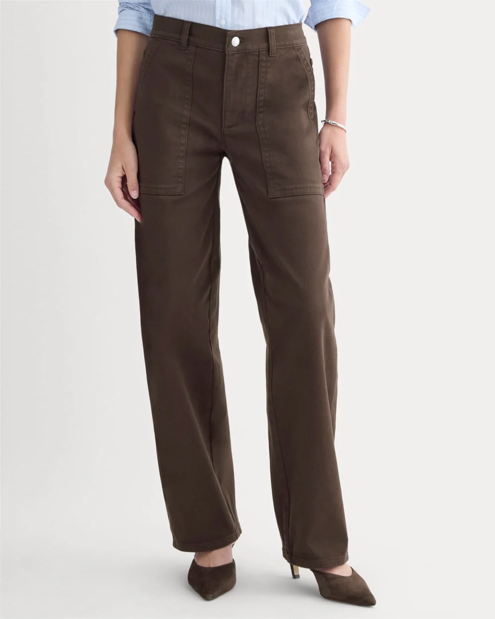 Utility Column Pant | Dark Chocolate - Image 3