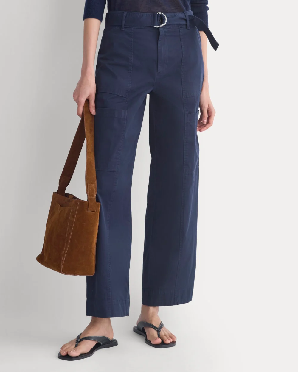 Utility Straight-Leg Cargo Pant | Navy - Image 3