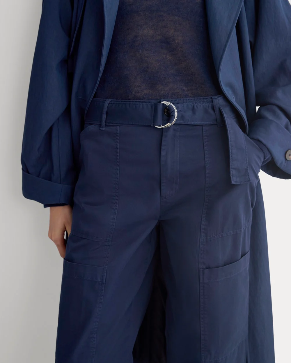 Utility Straight-Leg Cargo Pant | Navy - Image 4