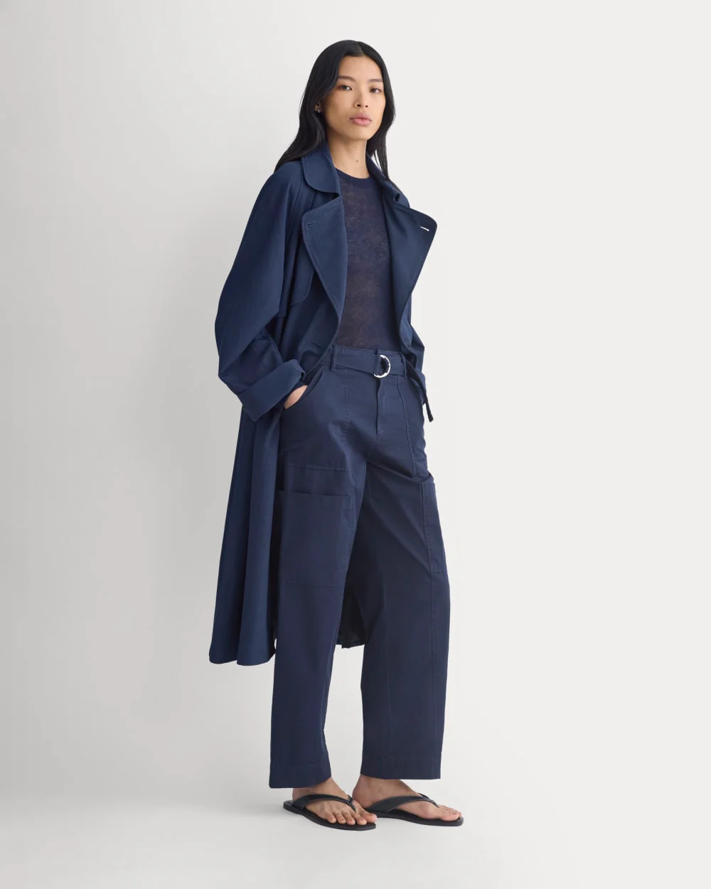 Utility Straight-Leg Cargo Pant | Navy - Image 5