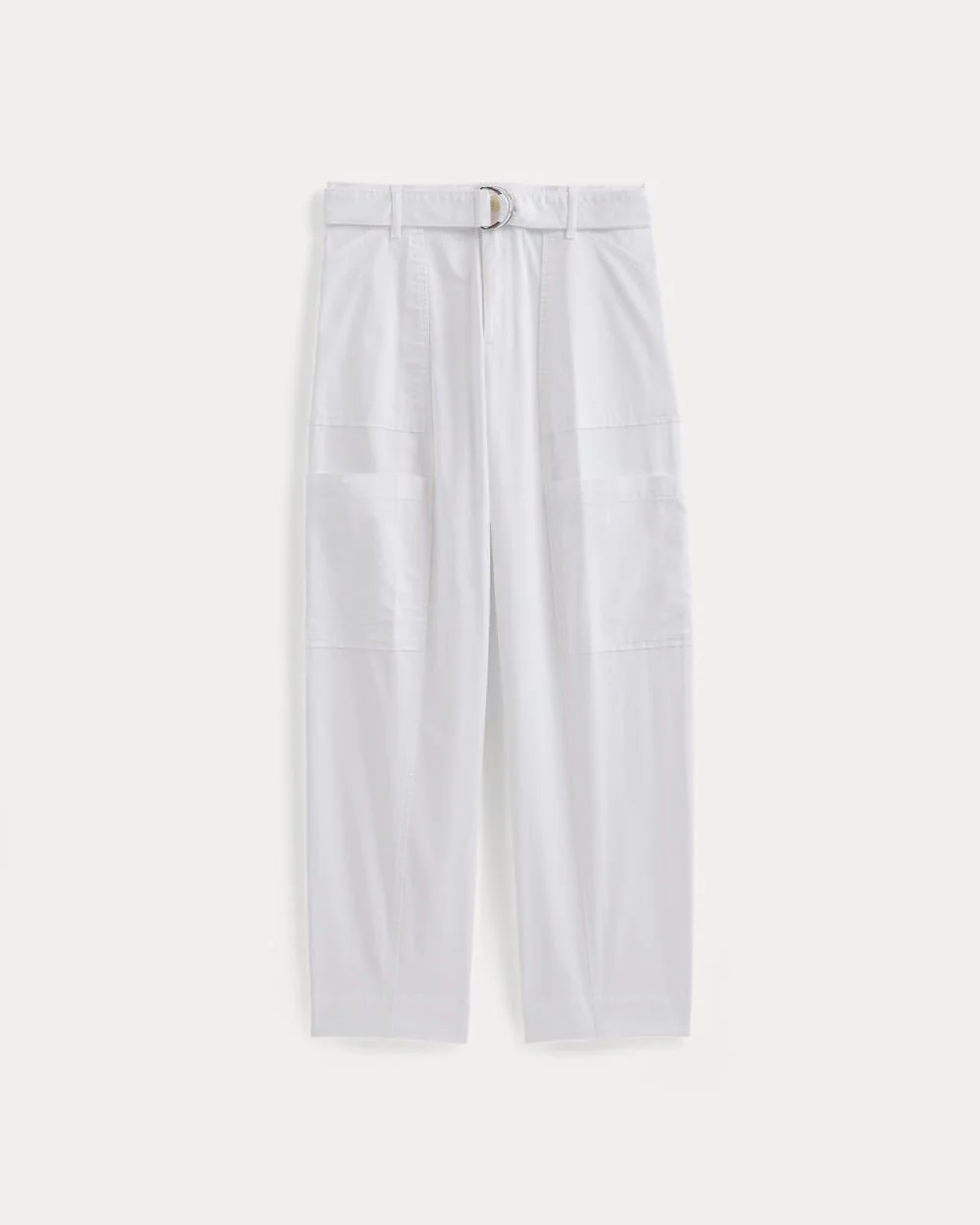 Utility Straight-Leg Cargo Pant | White - Image 2
