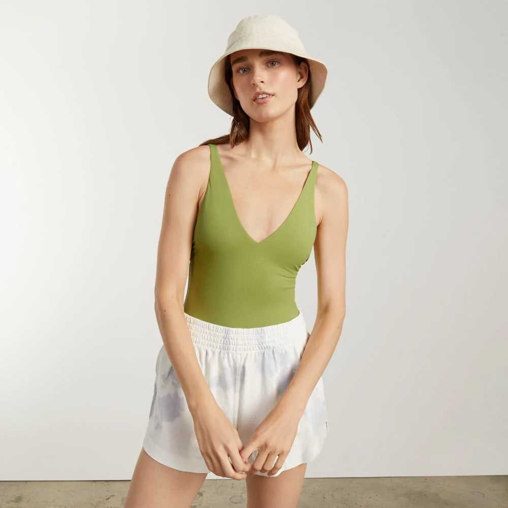 The V-Neck One-Piece | Pepper - Image 8