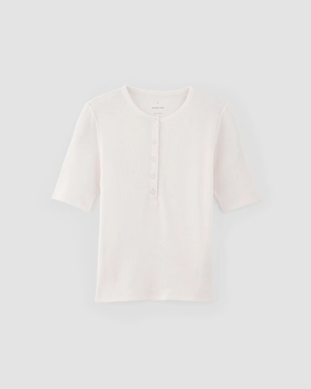 The Vintage Rib Henley | Bone - Image 2