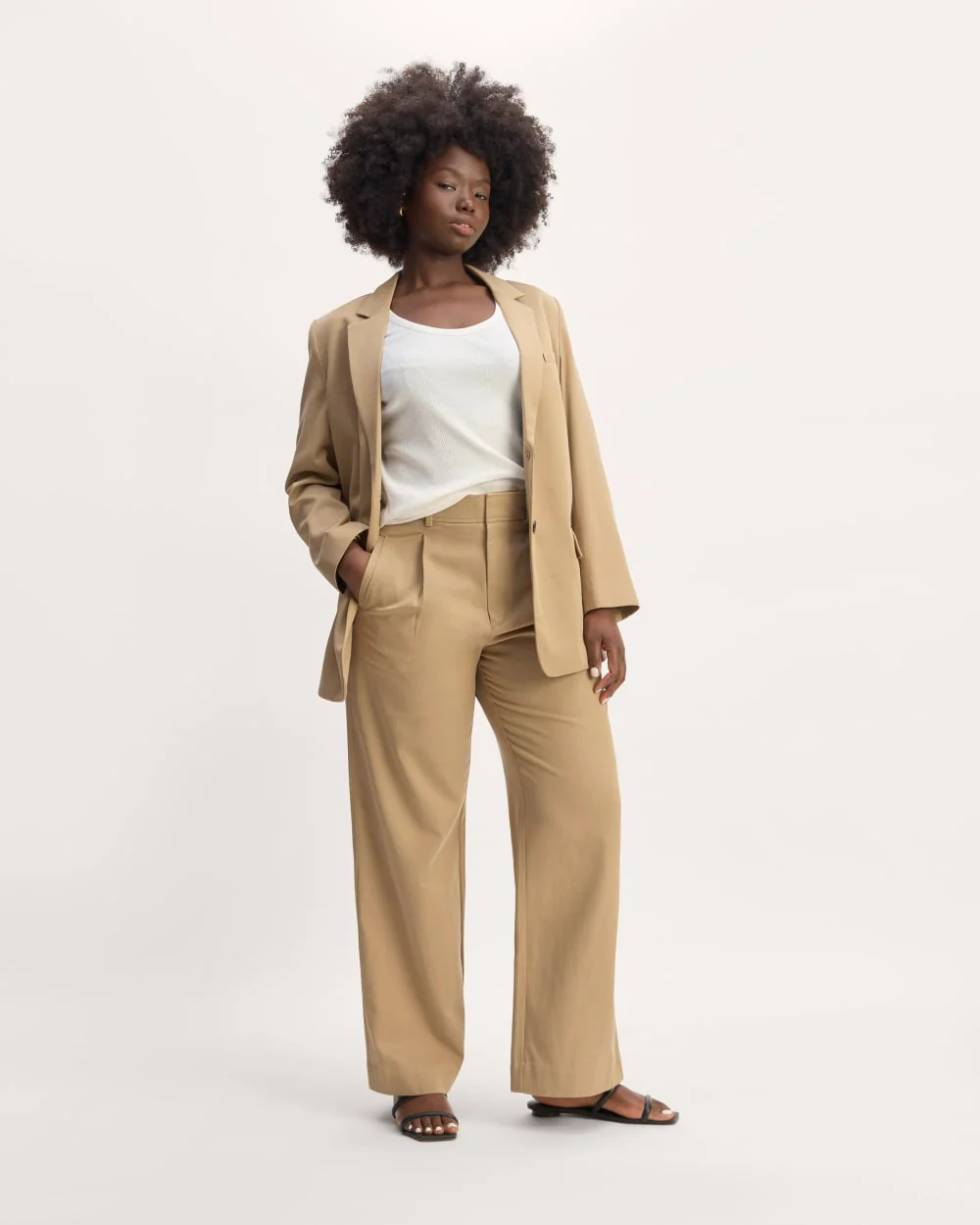 The Vintage Rib Scoop-Neck Top | Bone - Image 3