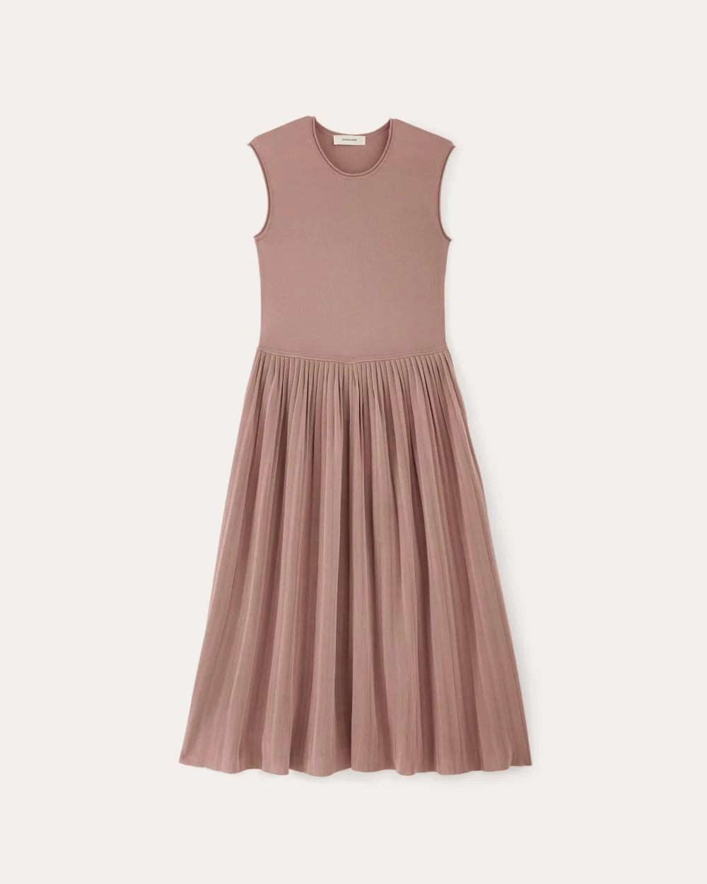 The Knit Pleated Dress | Dusty Rose - Image 2