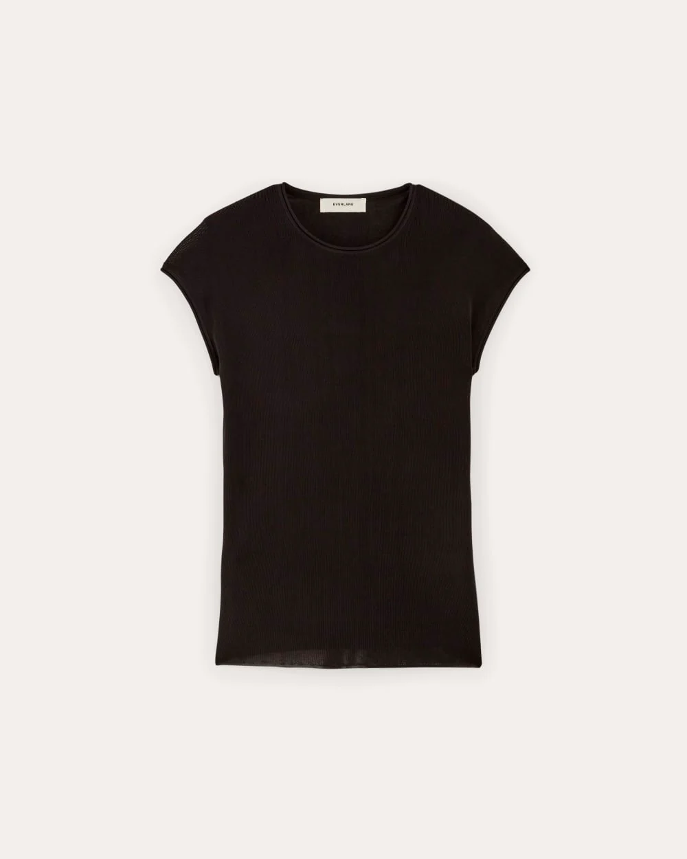 The Oversized Knit Top | Black - Image 2