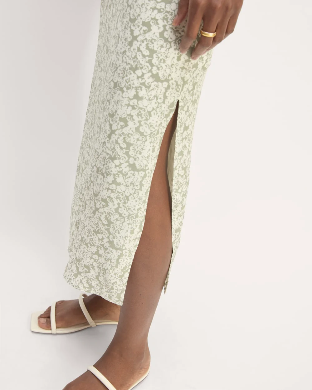 The Summer Slip Dress | Sage Mini Floral - Image 5
