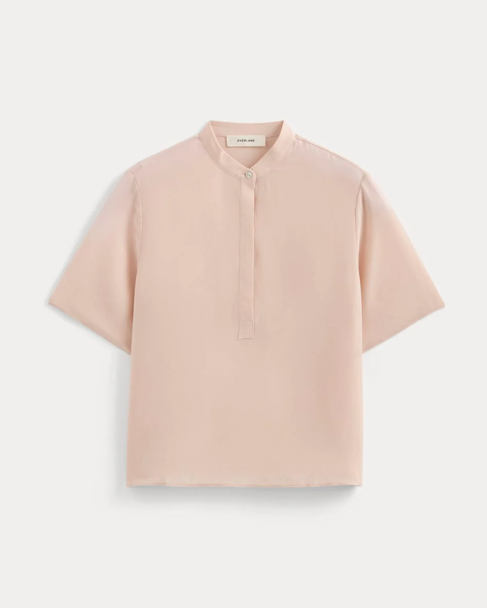 The Popover Top in Washable Silk | Soft Rose - Image 2