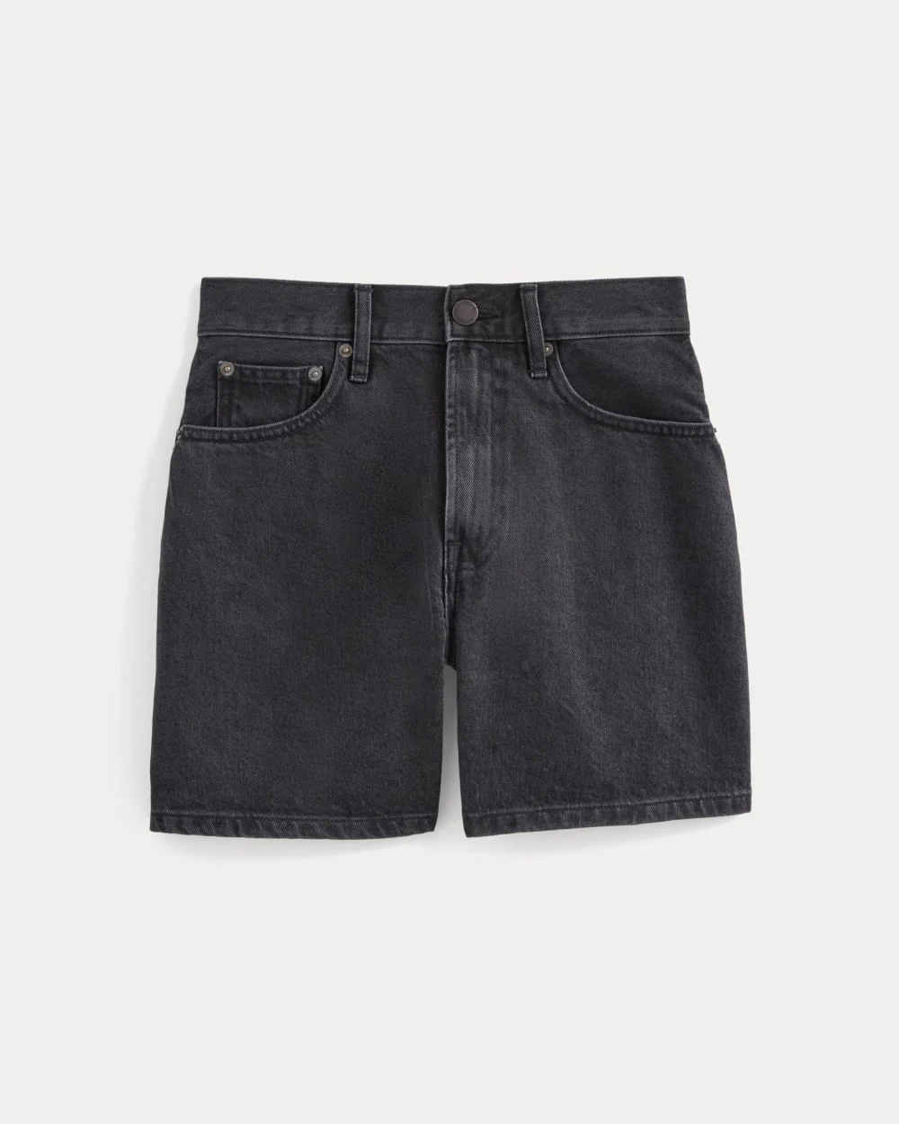 Way-High® A-Line Denim Short | Washed Black - Image 2