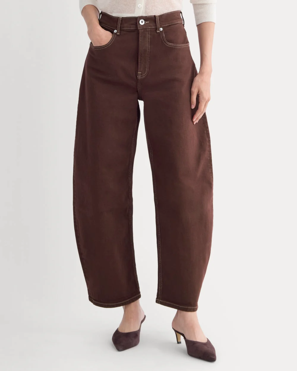 The Way-High® Curve Jean | Bitter Chocolate | 27" Inseam - Image 3