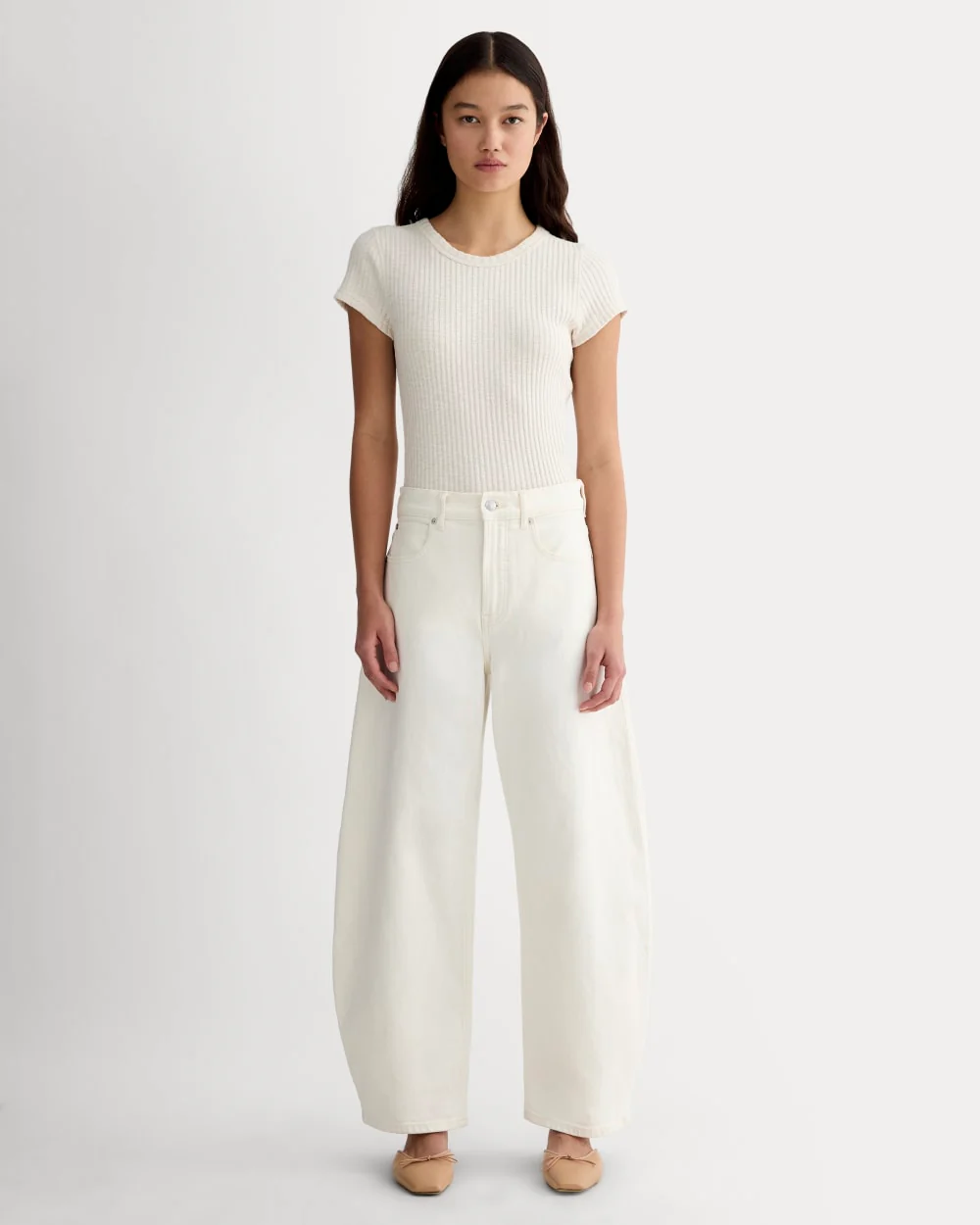 The Way-High® Curve Jean | Calico Ecru | 27" Inseam