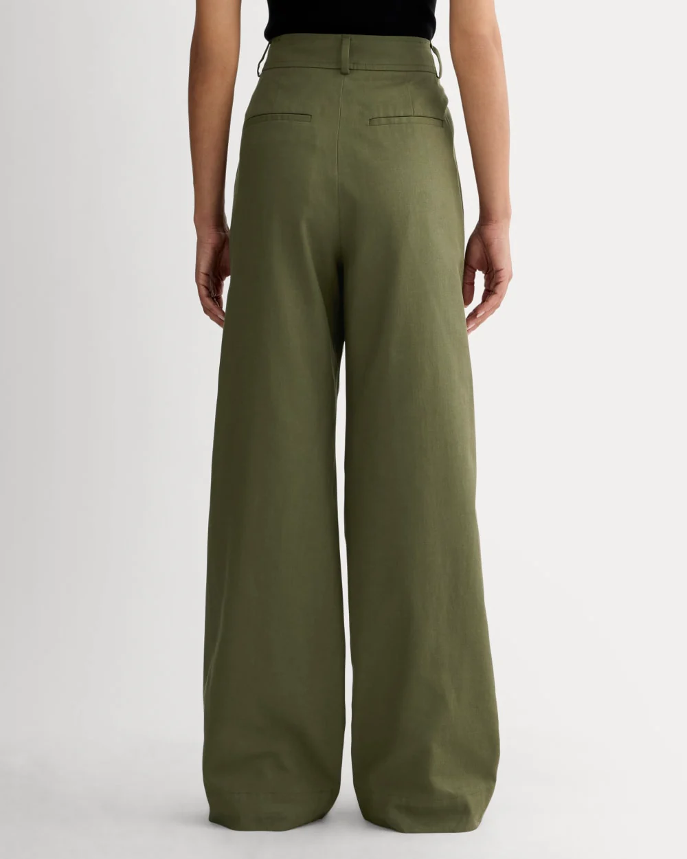 The Draper Pleated Pant in Buttersmooth | Kalamata | 30" Inseam - Image 5