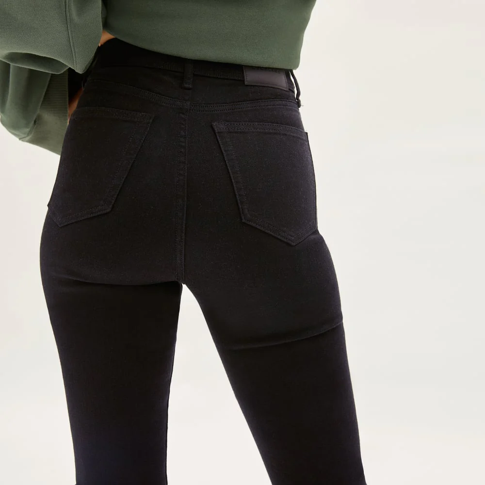 The Way-High® Clean Front Skinny Jean  | Black | 28.5” Inseam - Image 7
