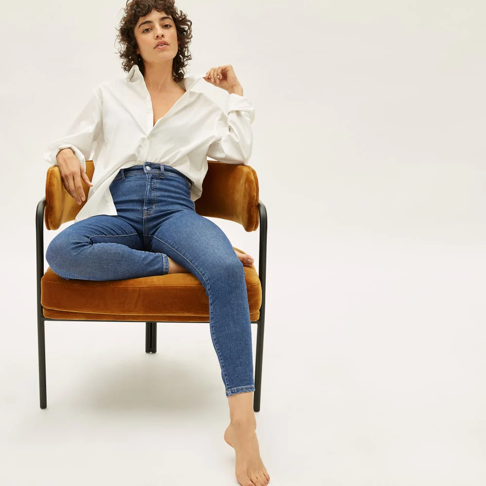 The Way-High® Clean Front Skinny Jean | Vintage Blue | 26.5" Inseam - Image 5