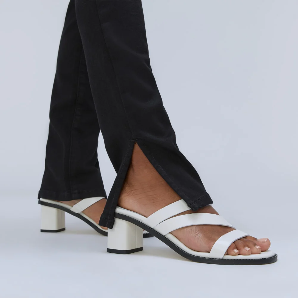 The Way-High® Skinny Split Hem Jean  | Black - Image 4