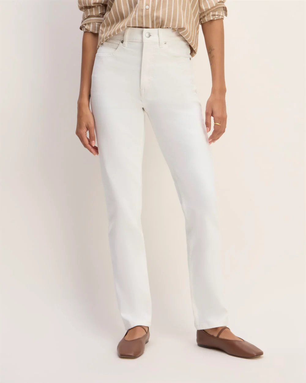 The Way-High® Slim Jean | Bright White | 29" Inseam - Image 3