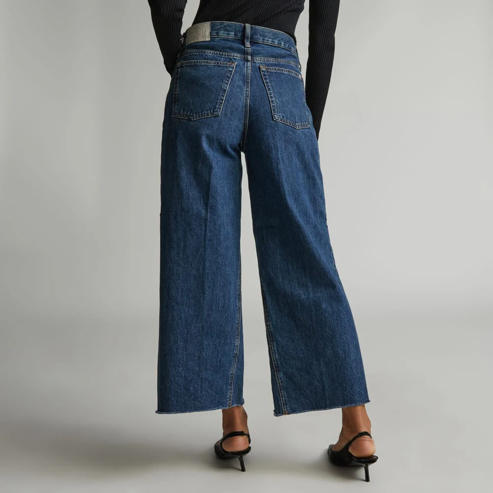 The Way-Wide Crop Jean | Iznik Ink - Image 8