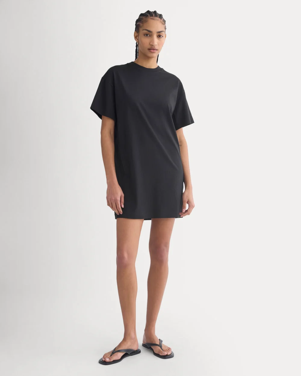 Weekend Tee Mini Dress | Black - Image 3