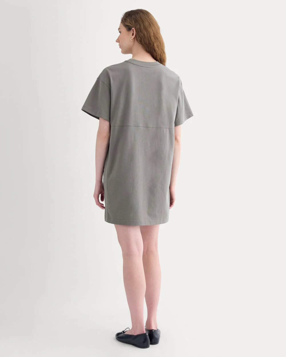 Weekend Tee Mini Dress | Charcoal Grey - Image 4
