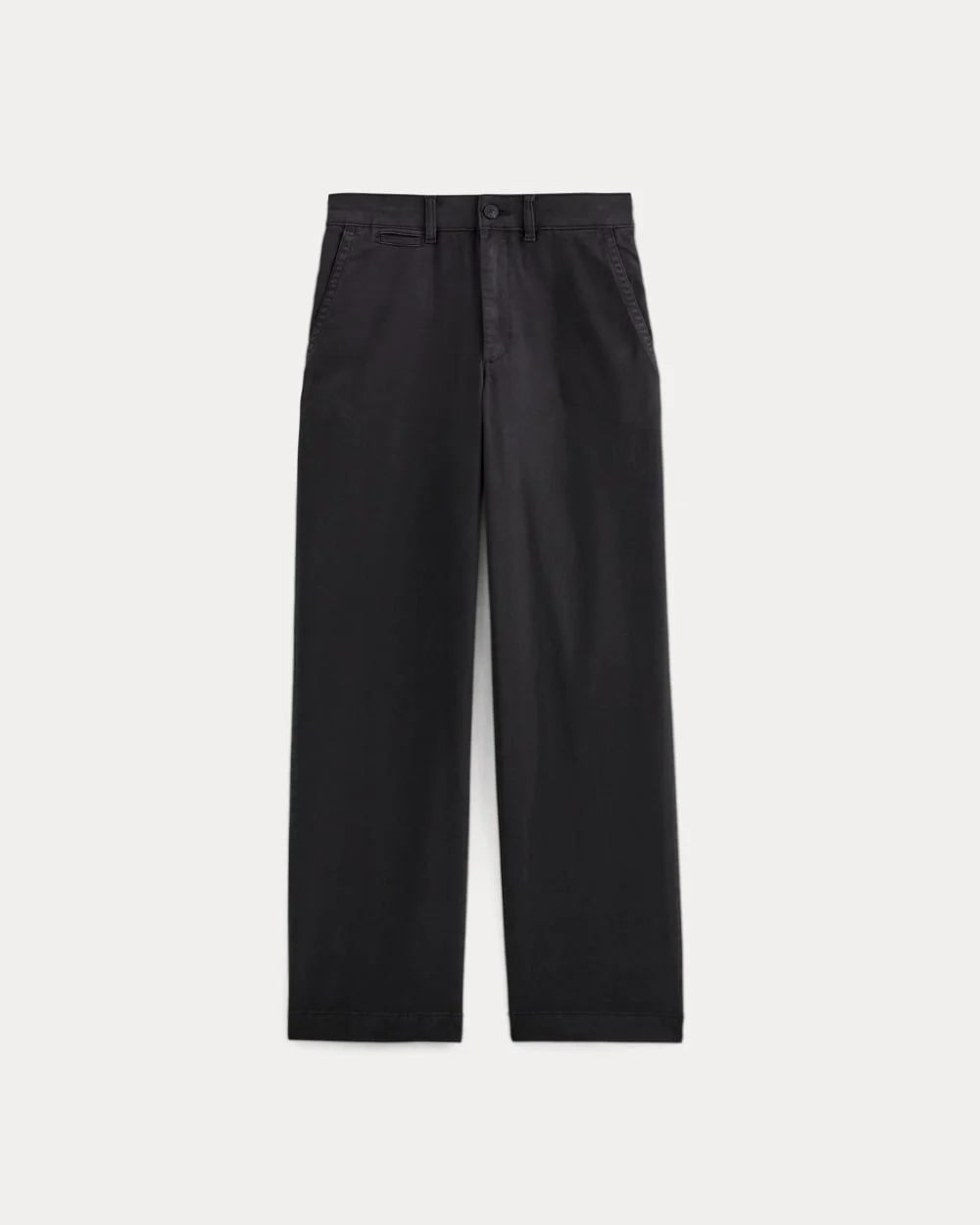 The Wide-Leg Chino | Black - Image 2