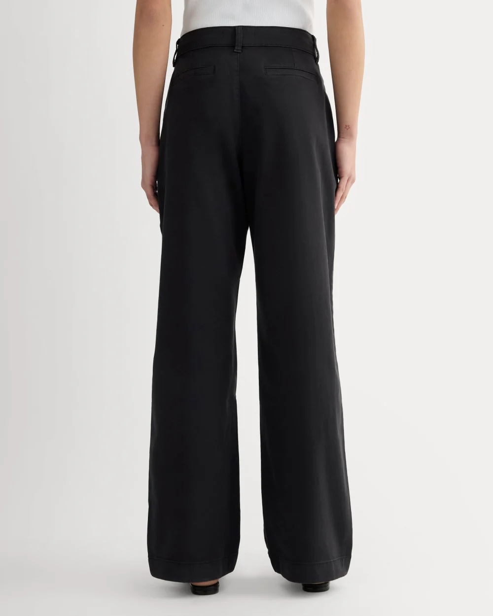The Wide-Leg Chino | Black - Image 5