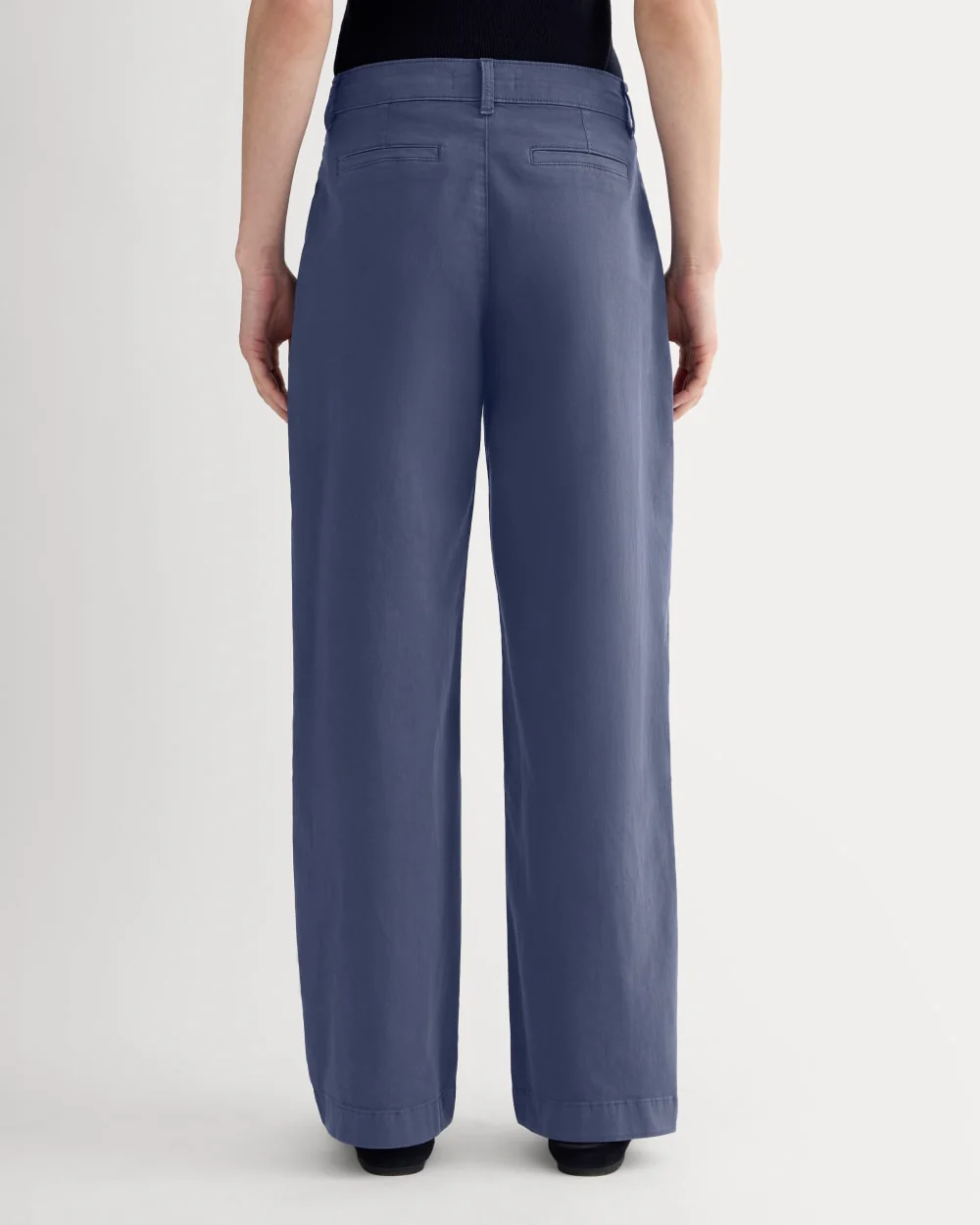 The Wide-Leg Chino | Deep Cobalt - Image 5