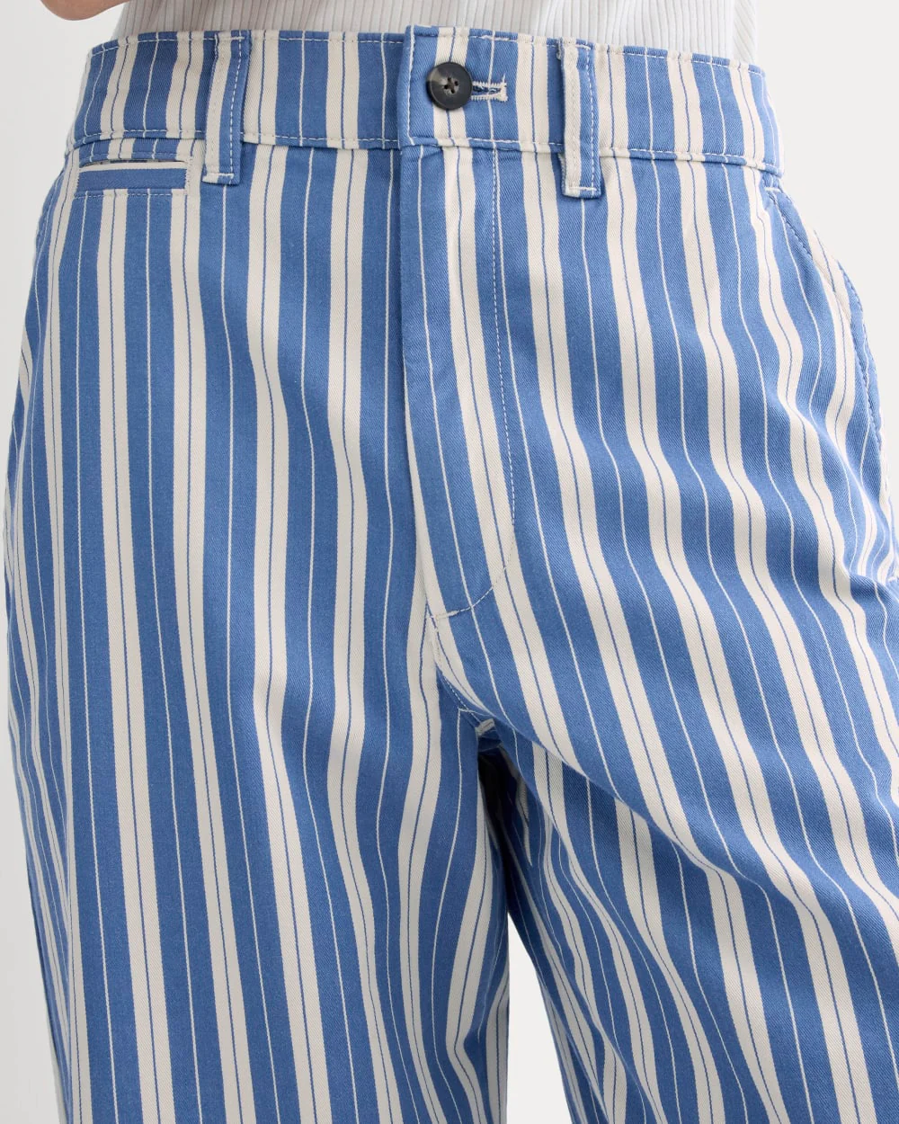 The Wide-Leg Chino | Dutch Blue / Natural - Image 4