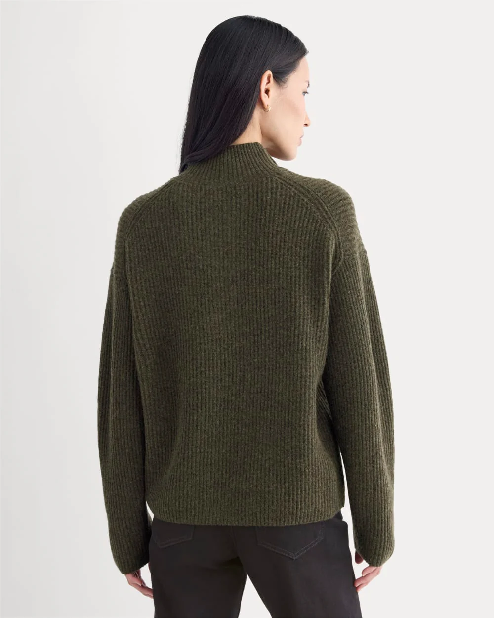 The Cocoon Henley in Wool Cashmere | Heather Beech - Image 6