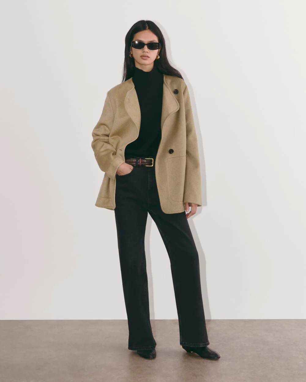 The October Coat | Dark Heathered Camel - Image 3