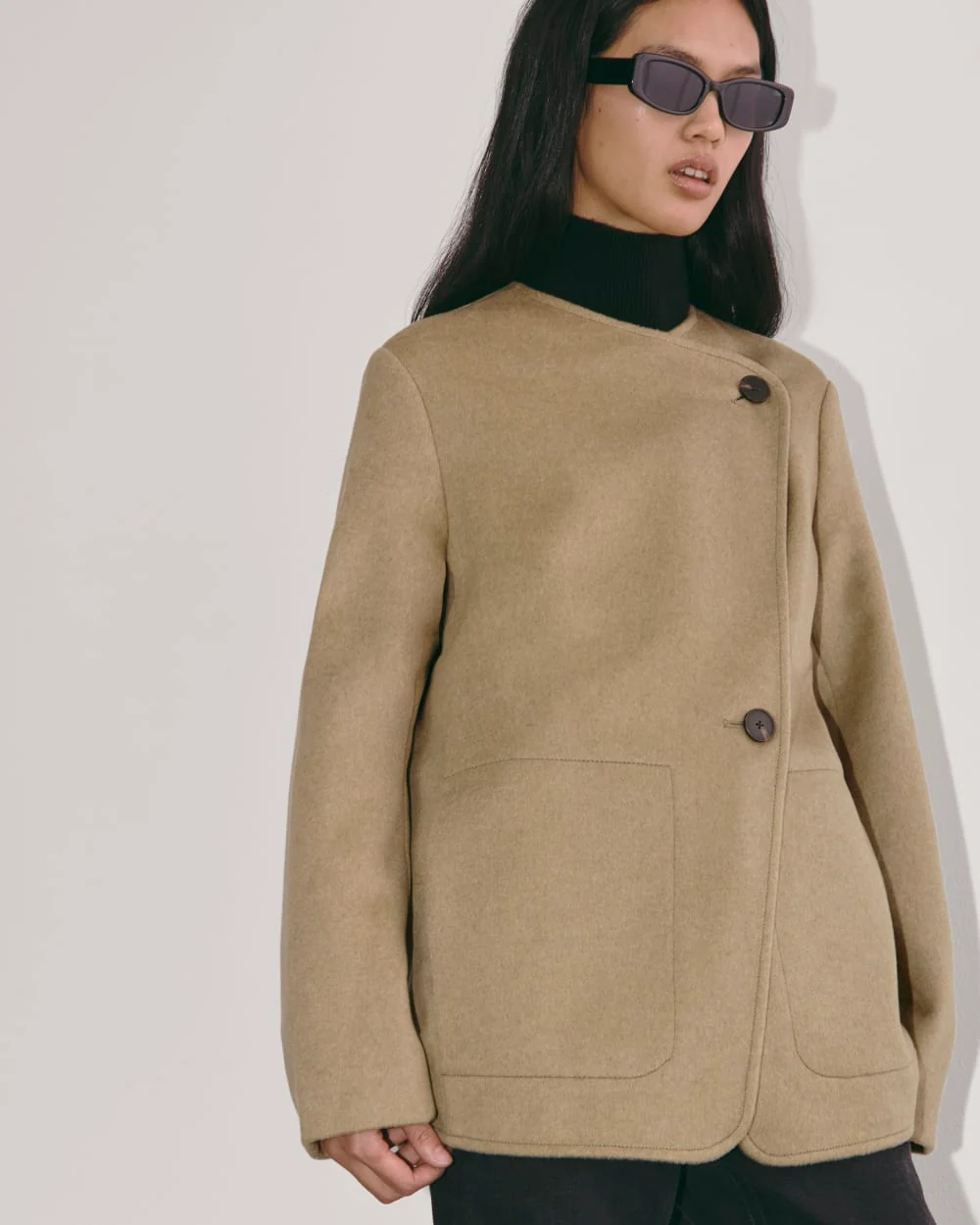 The October Coat | Dark Heathered Camel - Image 4