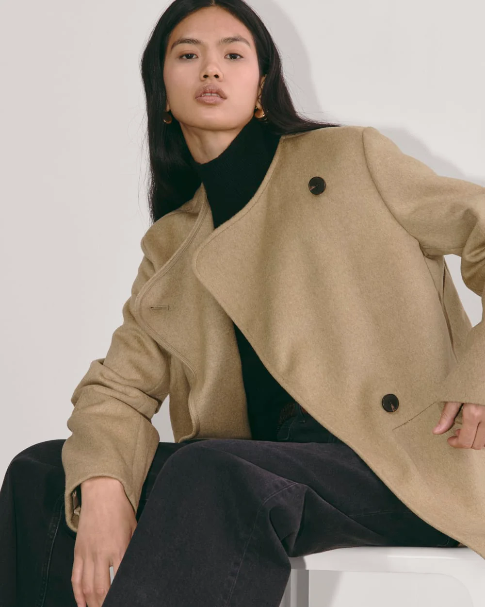 The October Coat | Dark Heathered Camel - Image 5