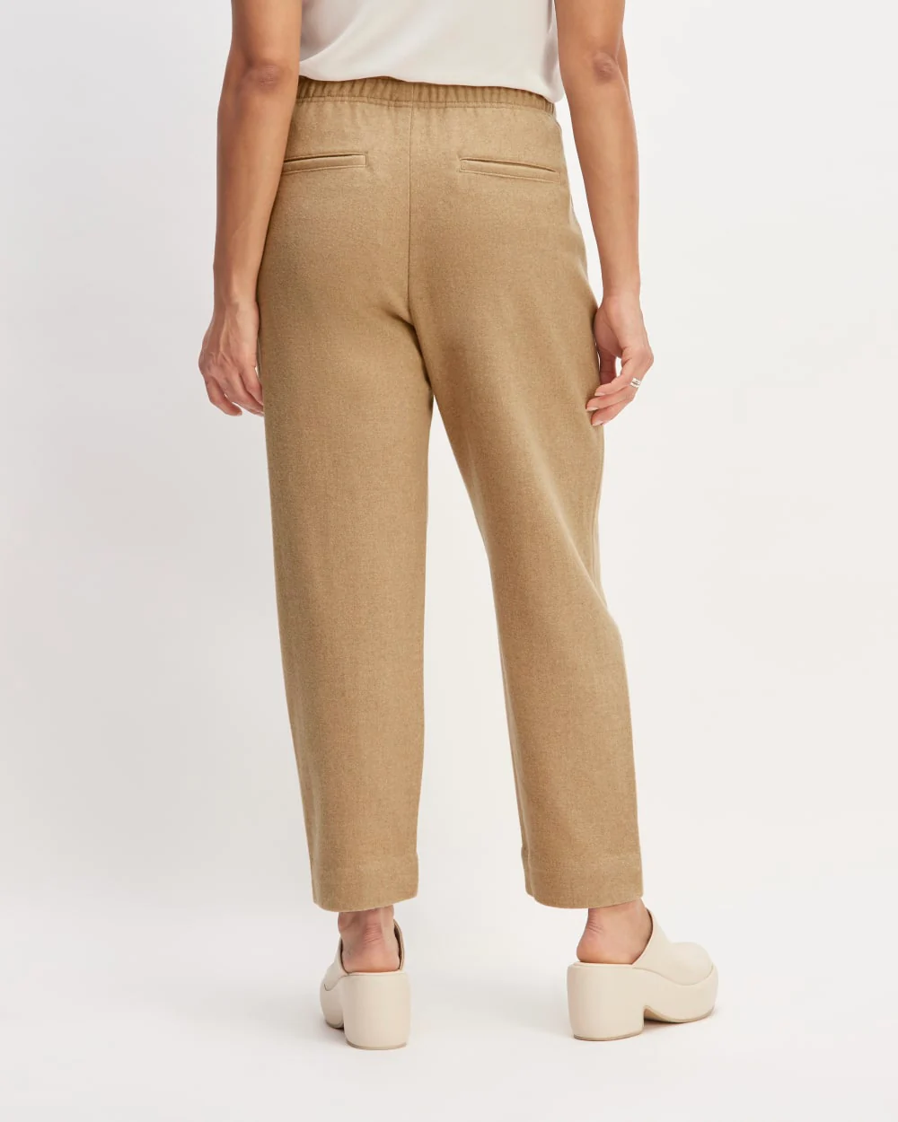 The Wool Flannel Pull-On Pant | Tiger's Eye - Image 6