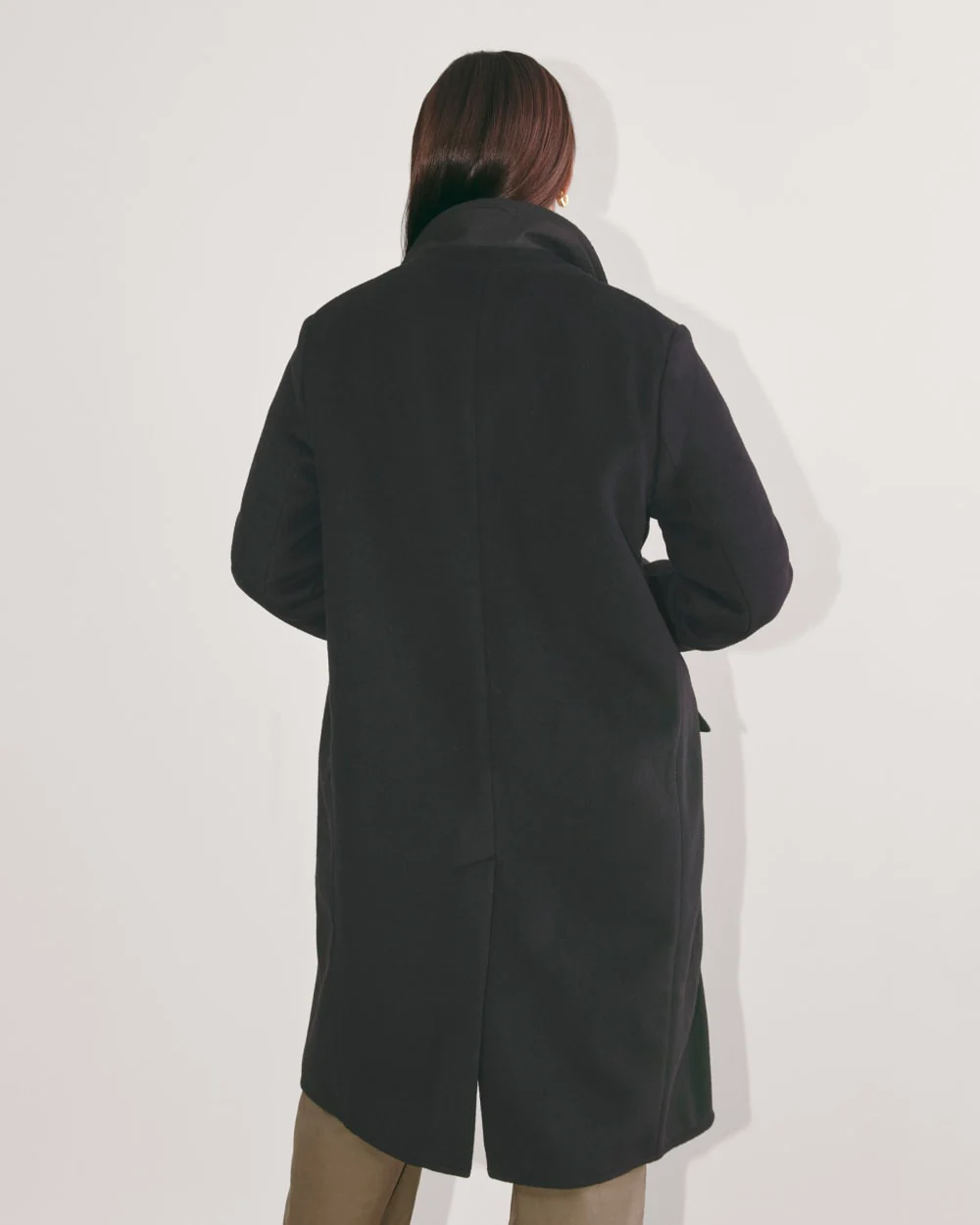 The Topcoat in Wool | Black - Image 6