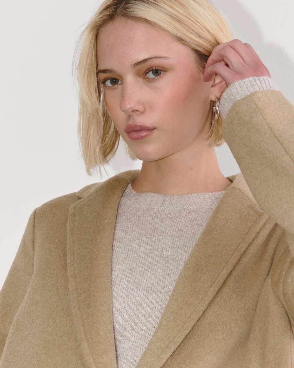 The Topcoat in Wool | Dark Heathered Camel - Image 5