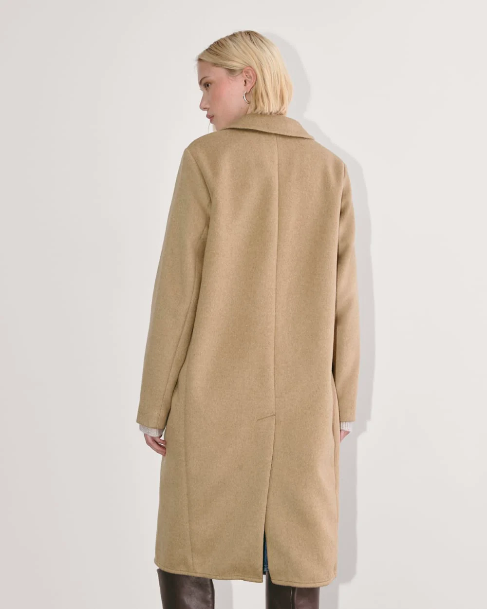 The Topcoat in Wool | Dark Heathered Camel - Image 6